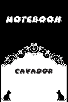 Cavador Notebook : Black and White notebook , Decorative Journal for Cavador Lover: Notebook /Journal Gift,Black and White,100 pages, 6x9, Soft cover, Mate Finish