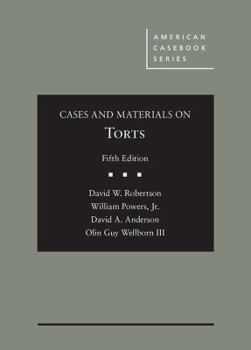 Hardcover Cases and Materials on Torts (American Casebook Series) Book
