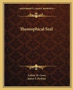 Paperback Theosophical Seal Book