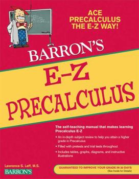 Paperback Barron's E-Z Precalculus Book