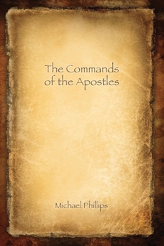 Paperback The Commands of the Apostles, Large Print Book