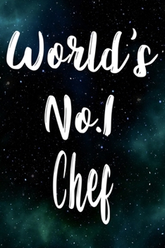 Paperback Worlds No.1 Chef: The perfect gift for the professional in your life - Funny 119 page lined journal! Book