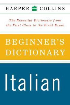 Paperback HarperCollins Beginner's Italian Dictionary Book