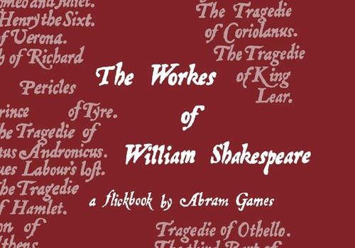Paperback The Workes of William Shakespeare: A Flickbook by Abram Games Book
