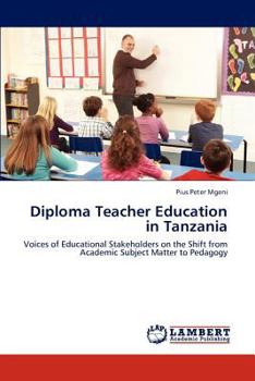 Paperback Diploma Teacher Education in Tanzania Book