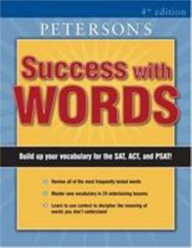 Paperback Peterson's Success with Words Book