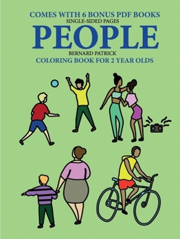 Paperback Coloring Books for 2 Year Olds (People) Book