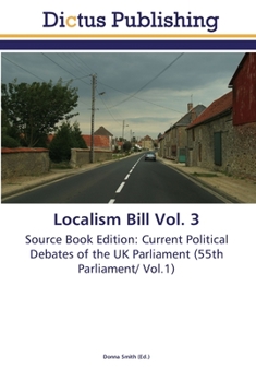 Paperback Localism Bill Vol. 3 Book