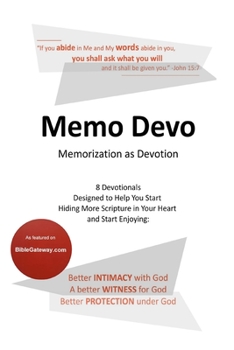Paperback Memo Devo: Memorization as Devotion Book