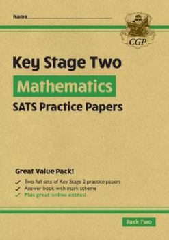 Paperback New KS2 Maths SATS Practice Papers: Pack 2 (for the tests in 2019) (CGP KS2 SATs Practice Papers) Book