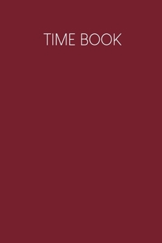 Time Book: Weekly timesheets to complete for 2 years - Design: Red