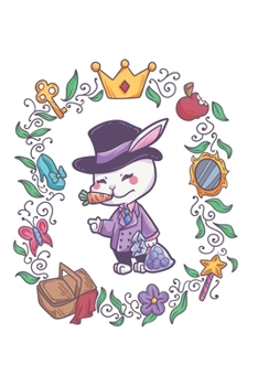 Funny Easter Bunny Notebook: Graph Paper 1cm Journal 6x9 - 120 Pages