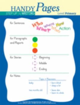 Paperback Step Up to Writing: Handy Pages Primary Level Book