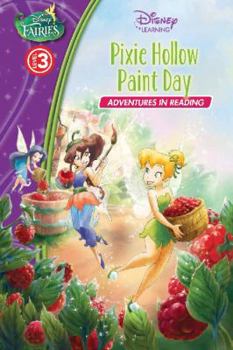 Paperback Disney Learning: Disney Fairies: Pixie Hollow Paint Day Level 3 Book