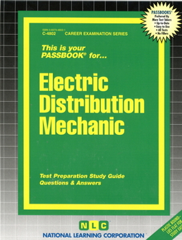 Spiral-bound Electric Distribution Mechanic: Passbooks Study Guide Book