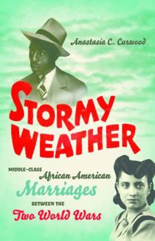 Hardcover Stormy Weather: Middle-Class African American Marriages Between the Two World Wars Book