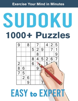 Paperback Sudoku 1000+ Puzzles Easy to Expert: Sudoku Puzzle Book for Adults with Answers, Large Print Sudoku for All Levels [Large Print] Book