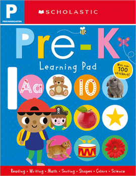 Paperback Pre-K Learning Pad: Scholastic Early Learners (Learning Pad) Book