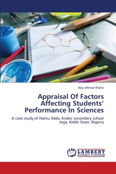 Paperback Appraisal Of Factors Affecting Students' Performance In Sciences Book