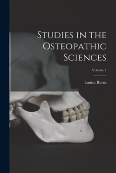 Paperback Studies in the Osteopathic Sciences; Volume 1 Book