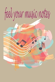 Paperback feel your music notes Book