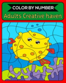 Paperback Color By Number Adults Creative haven: 50 Unique Color By Number Design for drawing and coloring Stress Relieving Designs for Adults Relaxation Creati Book