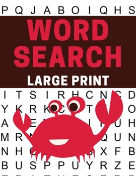 Paperback Large Print Word Search: Large Print Adult Word Search Books [Large Print] Book