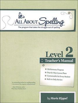 Paperback All About Spelling Level 2 Teacher's Manual Book