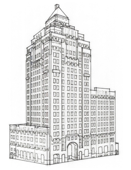 Sketchbook: Sketchbook/Journal/Diary/Notebook - Vancouver Marine Building - 150 Blank Pages - 8.5"x11" - Softcover - Great for everyday use!