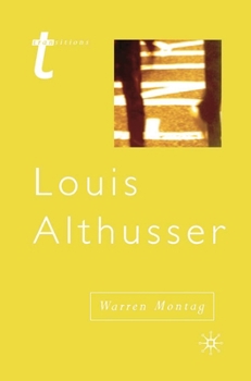 Louis Althusser (Transitions (Palgrave Macmillan (Firm)).)