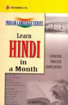 Paperback Learn Hindi in a Month Book