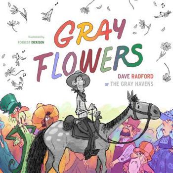 Paperback Gray Flowers Book