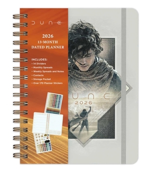 Spiral-bound 2026 Dune 13-Month Weekly Planner Book