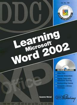 Spiral-bound DDC Learning Microsoft Word 2002 Book