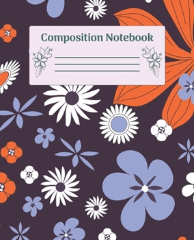 Paperback Composition Notebook: Wide Ruled Notebooks Paper - Composition Notebook (Diary, Journal) 7.5x9.25in 110 Pages Wide Ruled Notebooks Paper Book