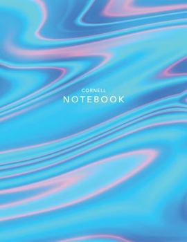 Cornell Notebook: Holographic Foil - 120 White Pages 8.5x11" - Note Taking System