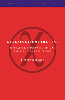 Paperback Genealogies of the Text Book