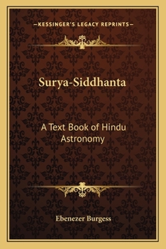 Paperback Surya-Siddhanta: A Text Book of Hindu Astronomy Book