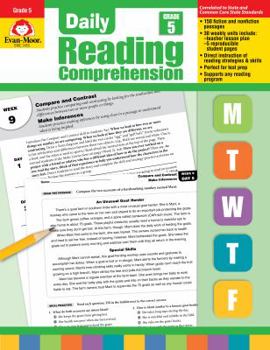 Paperback Daily Reading Comprehension, Grade 5 Te Book
