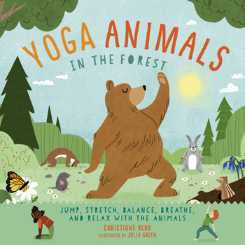 Hardcover Yoga Animals in the Forest Book