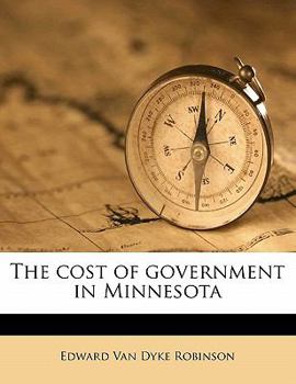 Paperback The Cost of Government in Minnesota Book