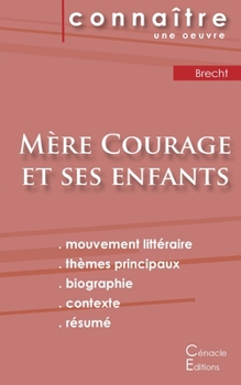 Paperback Fiche de lecture Mère Courage et ses enfants de Bertolt Brecht (Analyse littéraire de référence et résumé complet) [French] Book