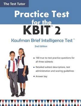 Paperback Practice Test for the KBIT 2 Book