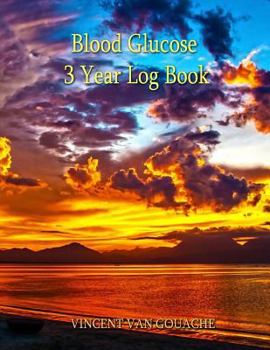 Paperback Blood Glucose 3 Year Log Book