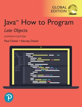 Paperback Java How to Program, Late Objects, Global Edition Book