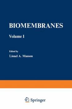 Paperback Biomembranes: Volume 1 Book