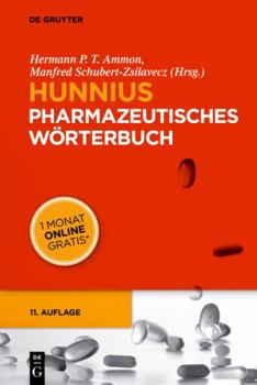 Hardcover Hunnius Pharmazeutisches Wörterbuch (German Edition) [German] Book