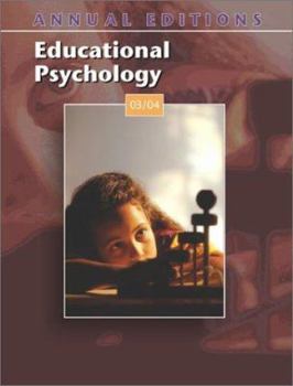Paperback Annual Editions: Educational Psychology 03/04 Book