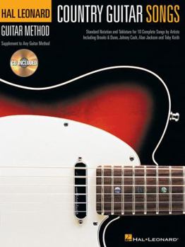 Paperback Country Guitar Songs [With CD (Audio)] Book