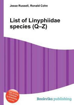 Paperback List of Linyphiidae Species (Q-Z) Book